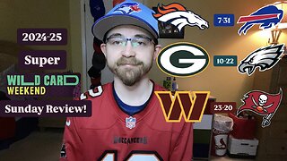 RSR7: 2024-25 NFL Super Wild Card Sunday Review!