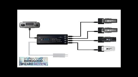 FSUM Intelligent Multi-Charger Fast Charging Adapter Charge Housekeeper for Hubsan ACE PRO Review