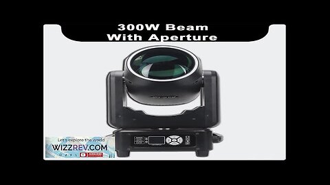 YUER 300W Beam Spot Zoom Moving Head Light With Aperture Rainbow 16 Review