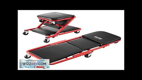 VEVOR 36 in Foldable Z Garage Creeper Mechanic Creeper Stool 300 lbs Review