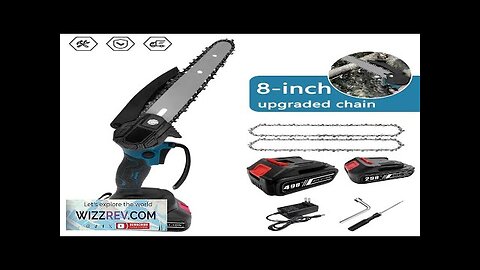 8 Inch Electric Chain Saw Mini Handheld Portable Chainsaw Tree Wood Cutter Review