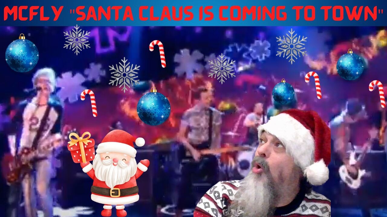 THIS WAS FUN! - Metal Dude - (REACTION) - McFly - "Santa Claus Is Coming To Town" on TextSanta