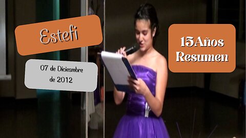 Estefi 15 años