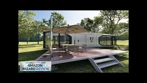 Prefab Modern Tiny House 40ft Modular Cabin House Tiny Home B&B Office Review