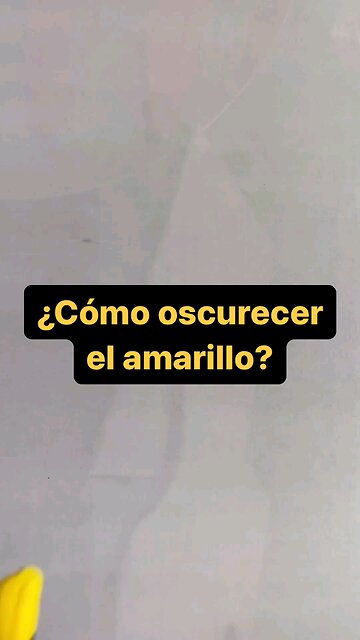Como mesclar el Amarillo 🎨