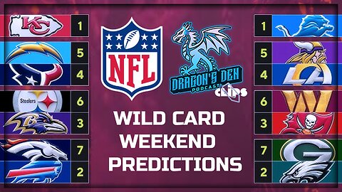 NFL Wildcard Weekend Predictions | 2024 Season