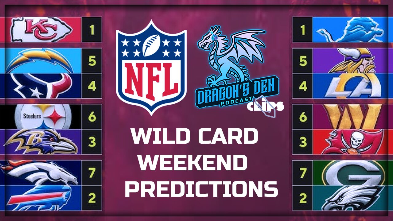 NFL Wildcard Weekend Predictions | 2024 Season