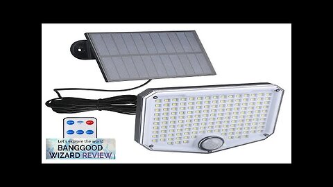 Outdoor Solar Energy 153LED Human Body Sensing Wall Light Courtyard Household Lighting Review