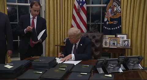 President Trump Signs Executive Orders on Day One of his Administration