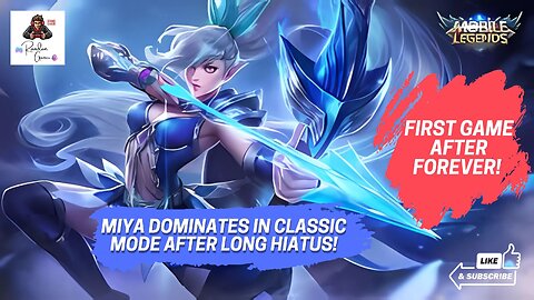 Miya Dominates in Classic Mode After Long Hiatus! #mobilelegends #mobilegame #gaming #like #trending