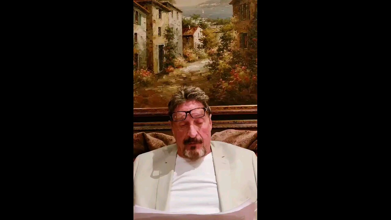 John McAfee Explains Financial Freedom The Fruits of Your Labor