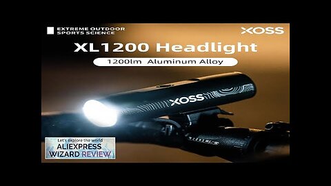 XOSS 1200 Lm Bike Light XL1200 Headlight Waterproof Type-C Rechargeable Front Lamp Review