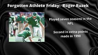 Forgotten Athlete Friday #162: Roger Ruzek