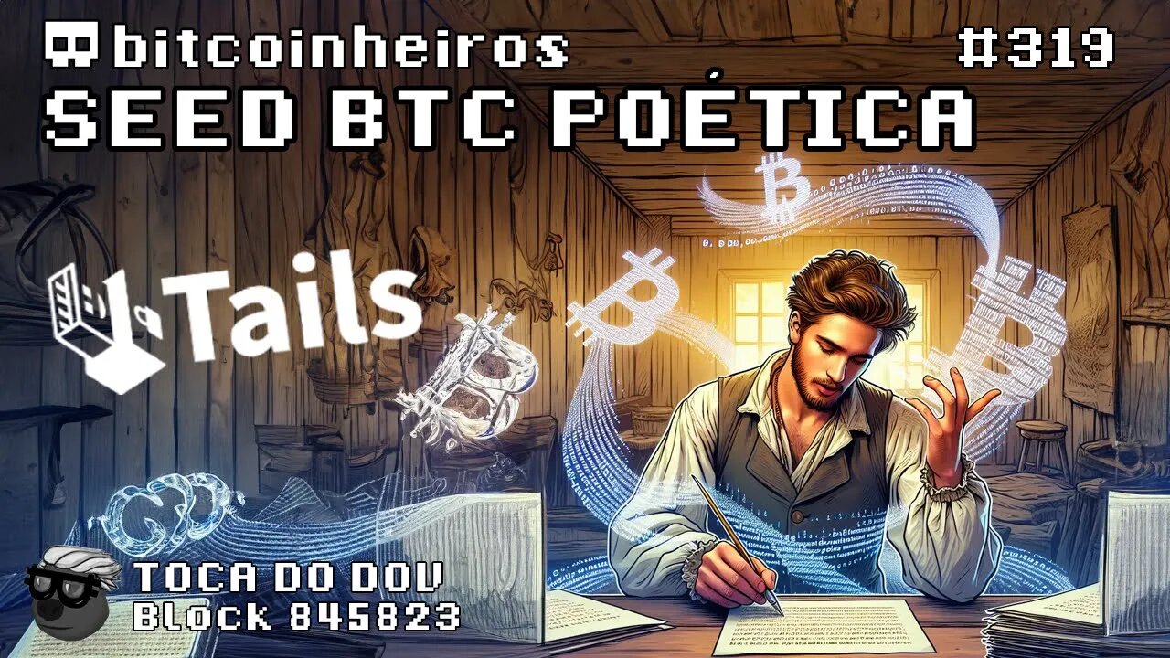 Crie chave fria de Bitcoin no Tails com Poema SHA-256