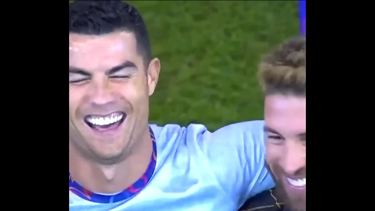 Ronaldo and Ramos bond #sports #fyp #football