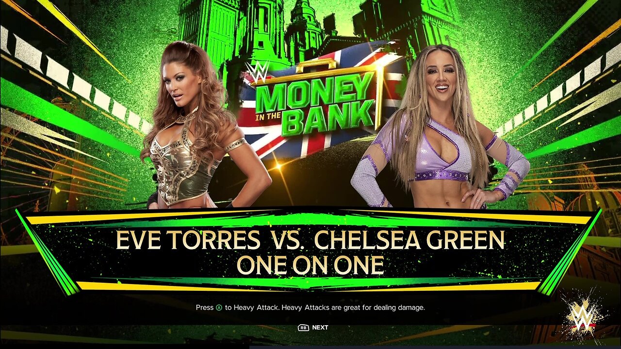 WWE 2k24 Eva Torres vs Chelsea Green