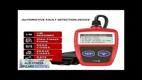 1 PC Car Fault Diagnosis Instrument Obd2 Clear Fault Codes Diagnostic Scanning Review