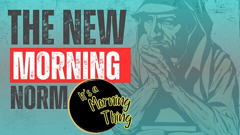 NOT Today Anxiety!! The New Morning Norm - It's a Morning Thing