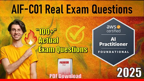 AIF-C01 | AWS Certified AI Practitioner Exam 90+ Practice Questions | AIF-C01 Exam Preparation 2025