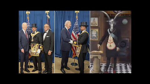 THEY AREN T HIDING IT ANYMORE! BIDEN OPENLY BECOMES A MASTER MASON OF THE BLACK PRINCE HALL ORDER!