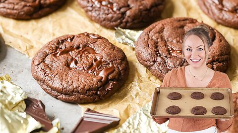 Double Chocolate Chunk Cookies