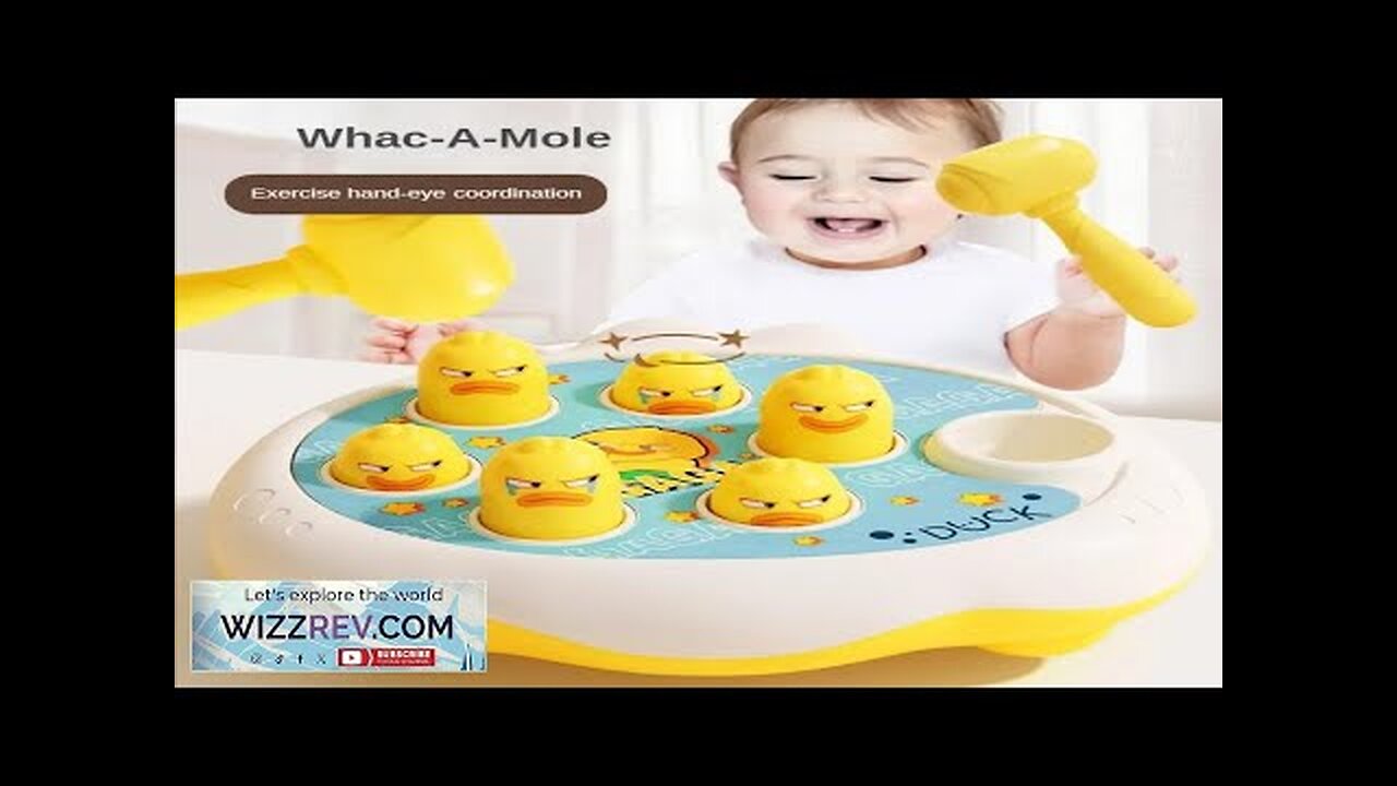 Cartoon Whac-A-Mole Montessori Baby Toy Toddler Educational Birthday Gift Animal Theme Review