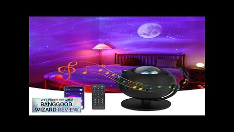 WiFi Smart Projector Round Star Light App Remote Control Home Theatre Party Review