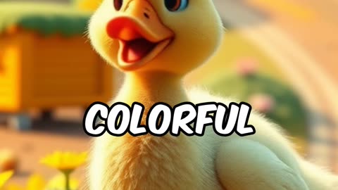 Happy Duckling Teaches Colors