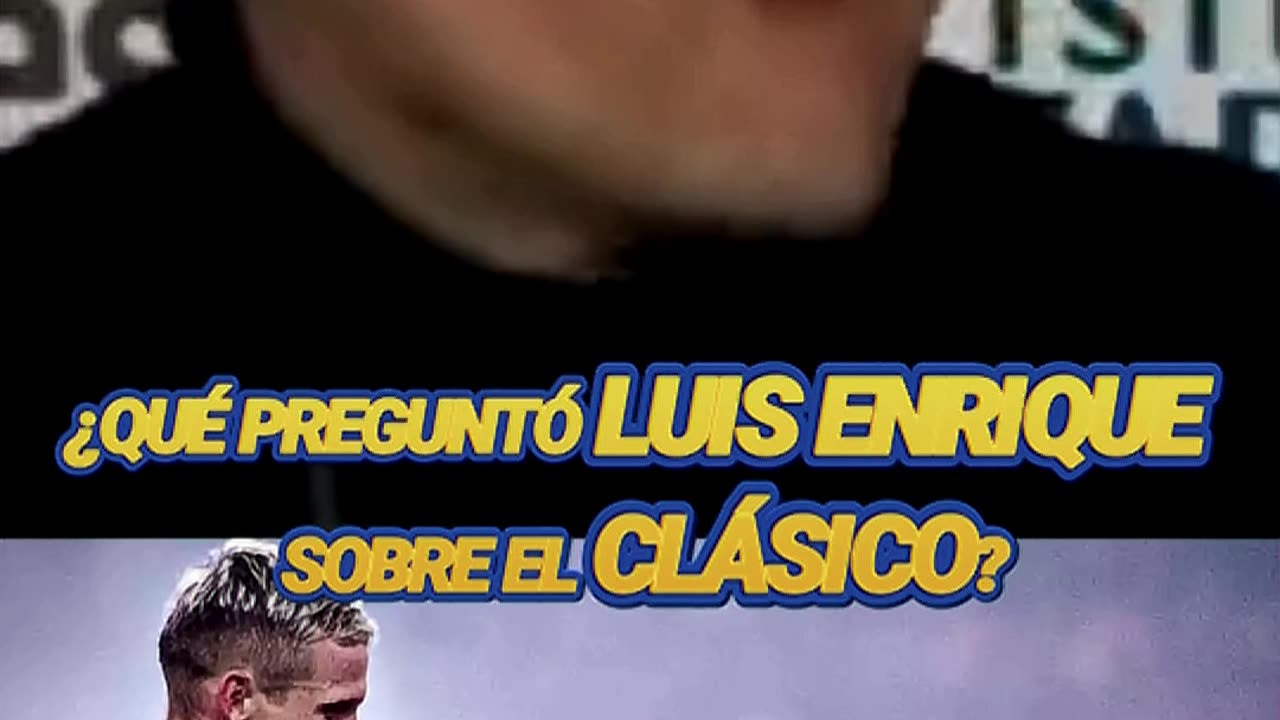 đ„ ÂżQUĂ PREGUNTĂ LUIS ENRIQUE SOBRE EL CLĂSICO? đ±đ„ #SUPERCOPA