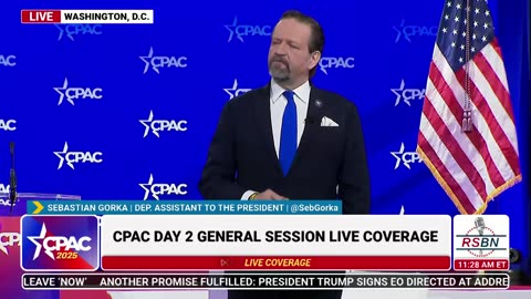 FULL SPEECH: Sebastian Gorka Speaks at CPAC 2025 Day Two - 2/21/25