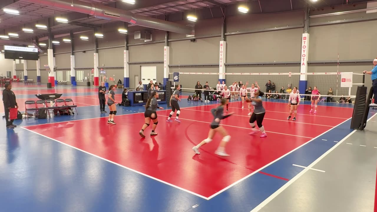 2024 Jolley Volley. Gold Bracket Finals vs AZ Rebels Set 1 of 3