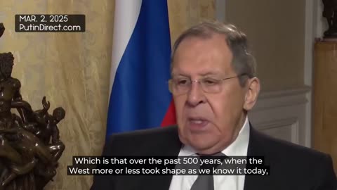 Lavrov: For 500 years, the world’s greatest tragedies have stemmed from Europe...