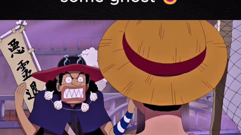 Luffy is ready to catch some ghosts 🤣