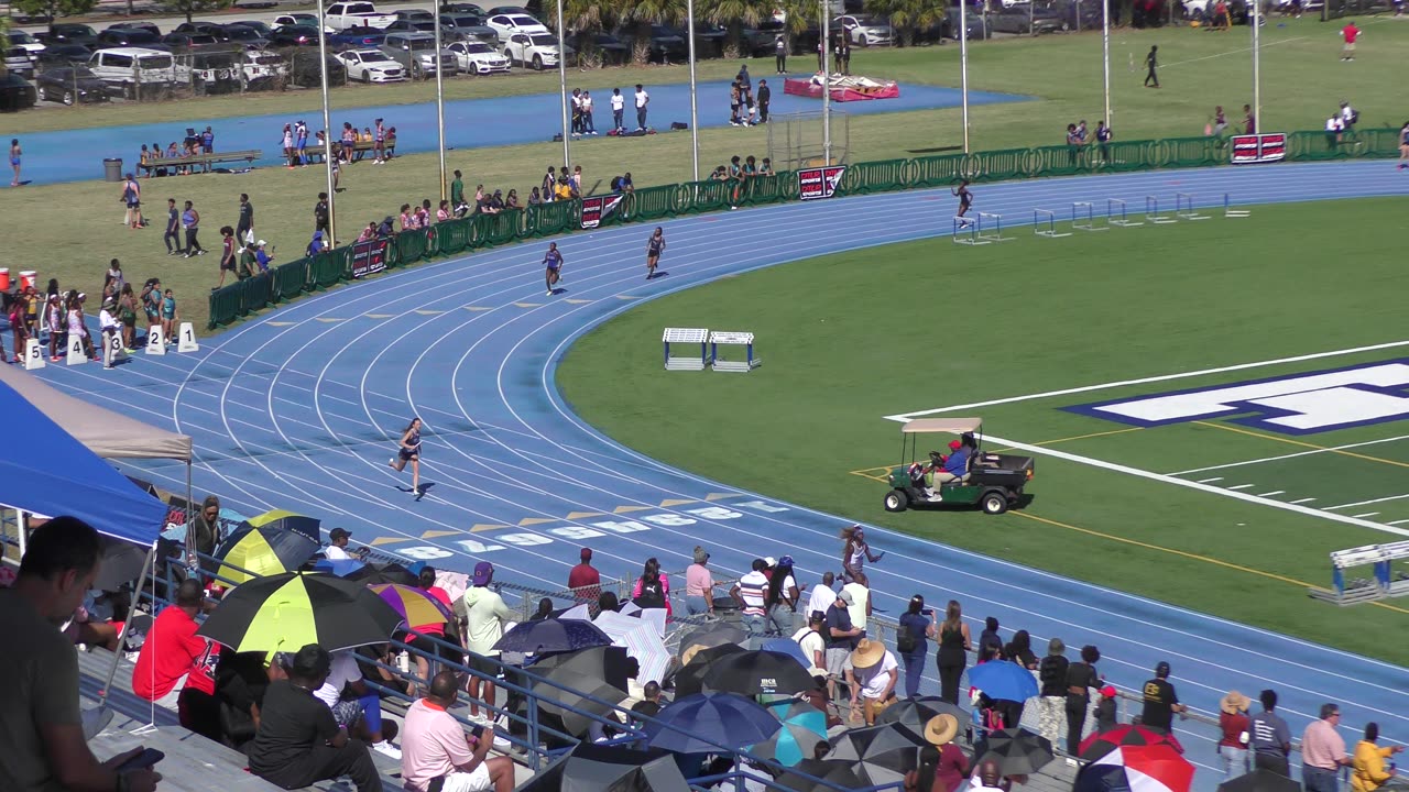 Girls 4 x 200 Meter Relay Heat 1 • 2025 Louie Bing Invitational Traz Powell Stadium Miami, FL