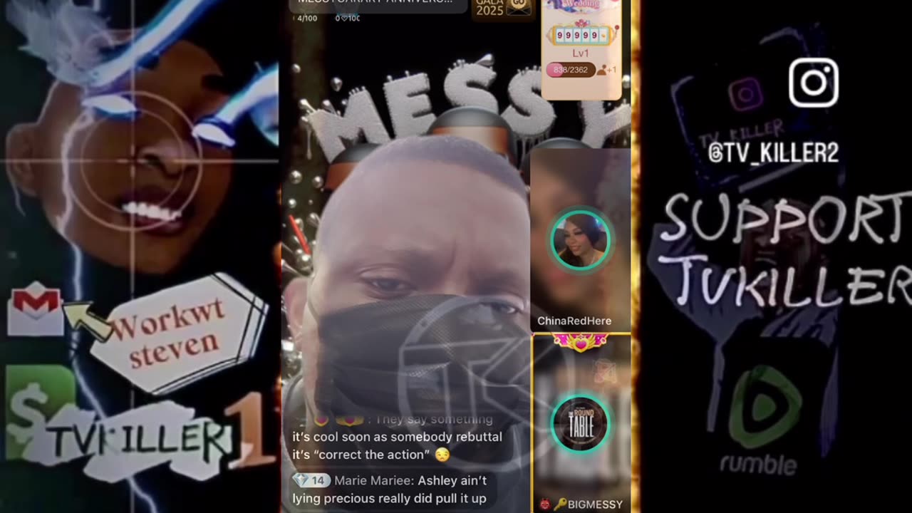 CHINA RED VS BIG MESSY CRAZY SET