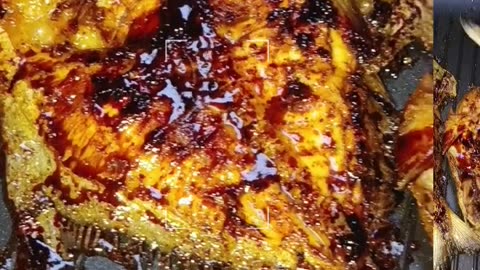 grilled pomfret fish 🐠 delicious