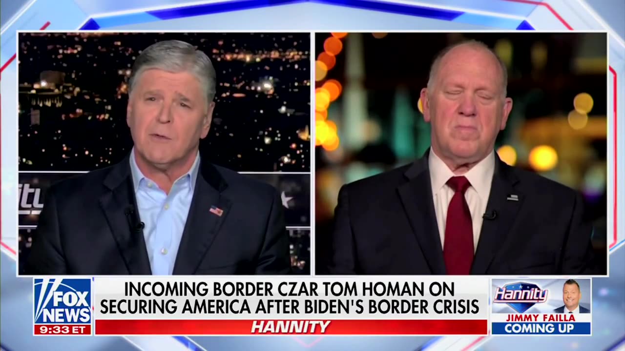 Tom Homan Accuses Biden Admin Of 'Keeping The Border Open On Purpose'