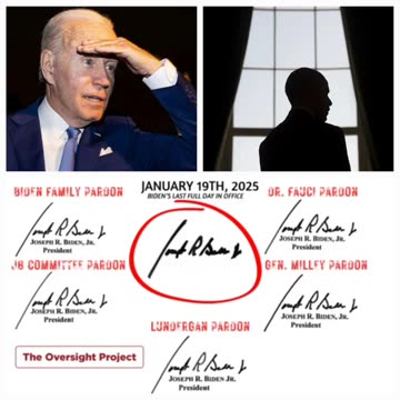 Joe Biden’s pardons reveals they carry the exact same autopen-generated signature
