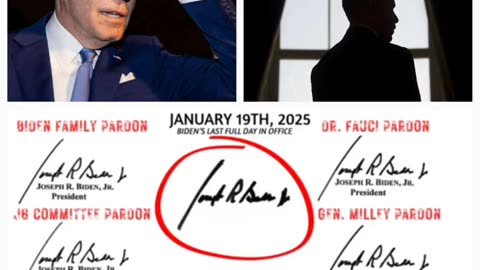 Joe Biden’s pardons reveals they carry the exact same autopen-generated signature