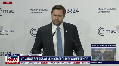 ALL CITIZENS OF THE WORLD MUST WATCH EARTH SHATTERING SPEECH. USA VP Vance speaks at Munich Security Conference. Warning to Europe: You're Turning Totalitarian. Canceling elections across Europe and banning free speech