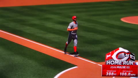 MLB The Show: Cincinnati Reds vs Los Angeles Dodgers (S8 G16 Hulse 3 HRs)