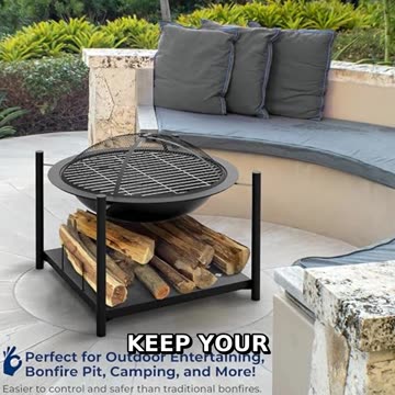 🔥 Ultimate Outdoor Entertainment Hub | Must-See Fire Pit Combo