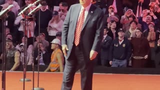 Donald Trump invites the Village People for a LIVE performance of YMCA at his Victory Rally!