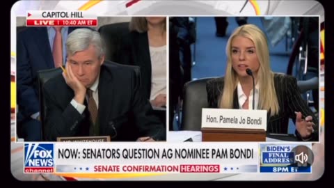 TRUMP AG NOMINEE, PAM BONDI - "Prosecutors Will Be Prosecuted, IF BAD"