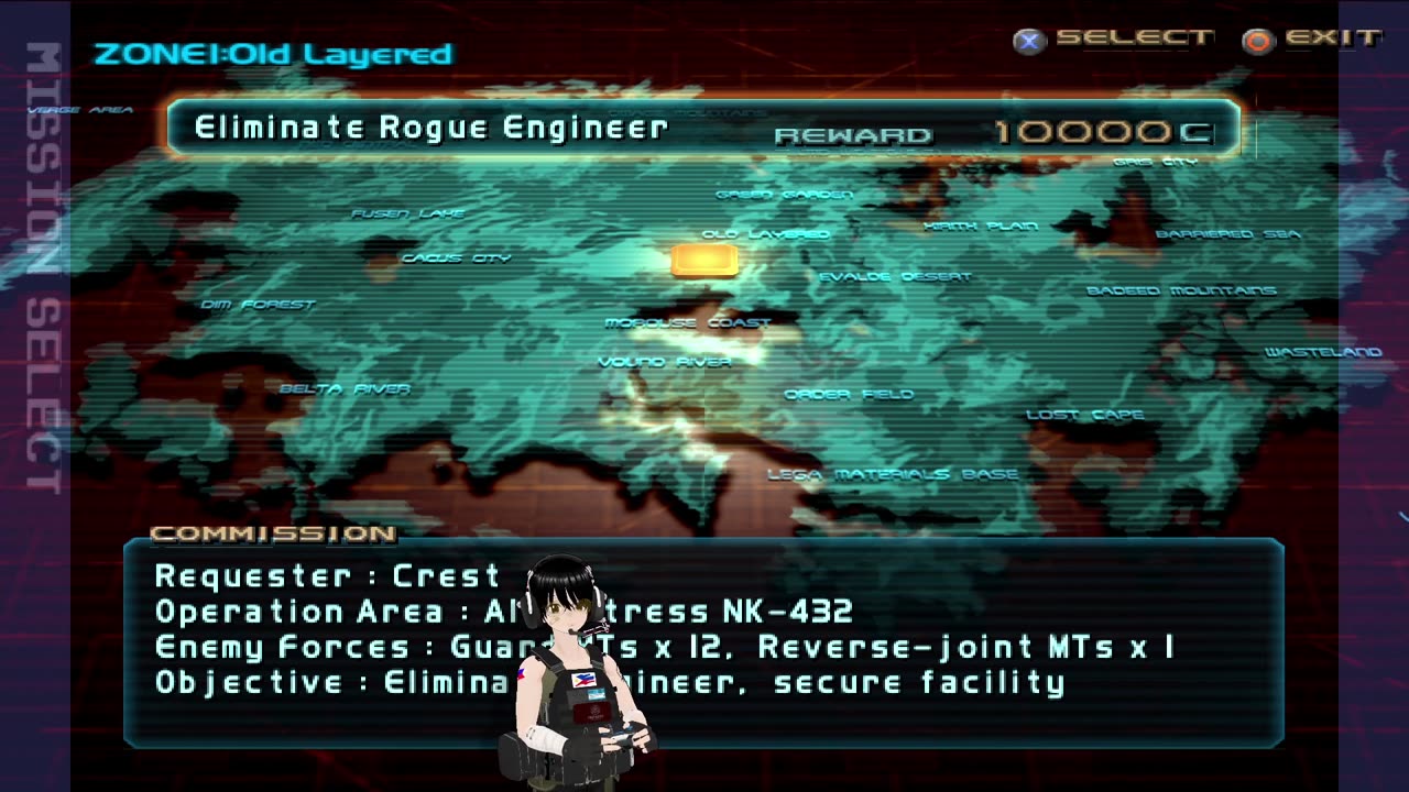 Armored Core 3 Silent Line MIssion 01 Eliminate Rogue Engineer Lets Play Session