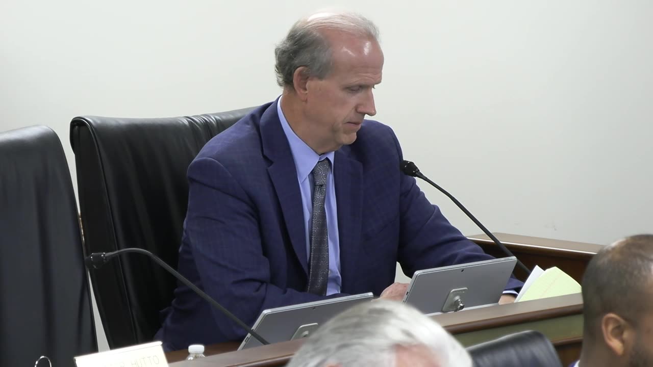 Senator Tom Corbin questions Dr Simmer on March 20 2025
