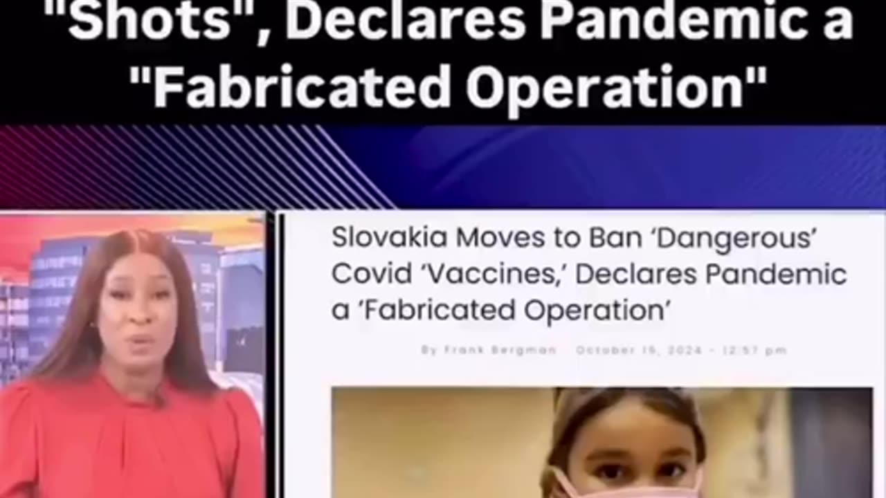 Slovakia moves to BAN "Dangerous" Covid Vaccines & declares PANDEMIC a "FABRICATED OPERATION".