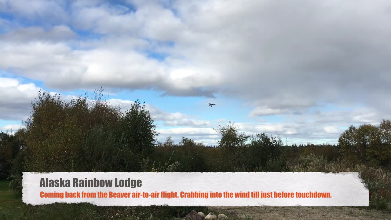 Landing at Alaska Rainbow Lodge