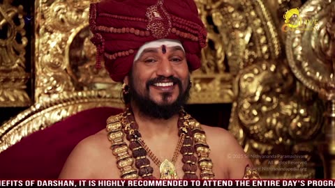 Elevate your consciousness through live darshans from SPH Bhagavan Sri Nithyananda Paramashivam.