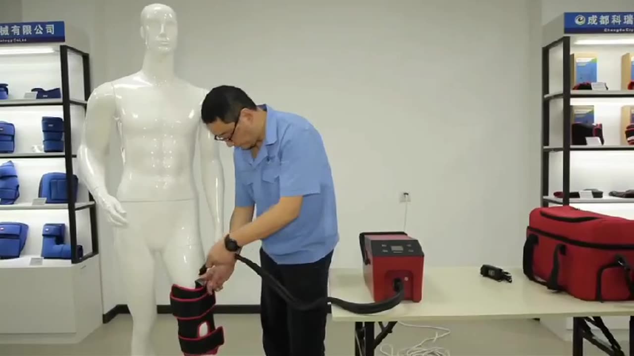 Ice Cold Cryopush Therapy System Digital physiotherapy Device